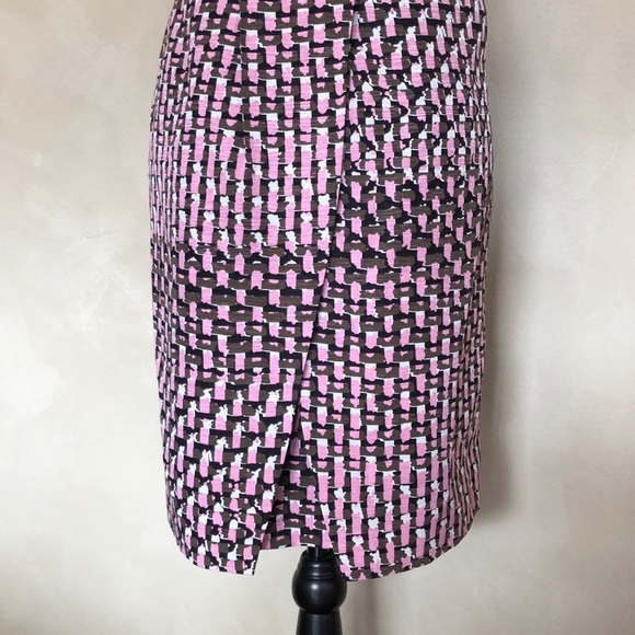 Banana Republic pattern silk strapless dress - Picture 3 of 6